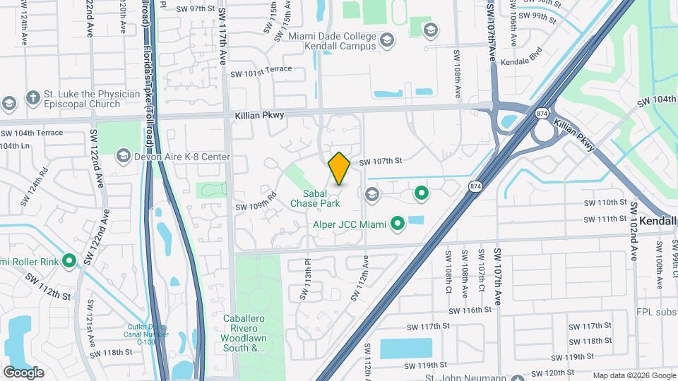 10909 SW 113th Pl Map and Location Details