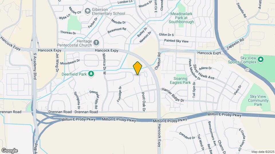 3120 Post Oak Dr Map and Location Details