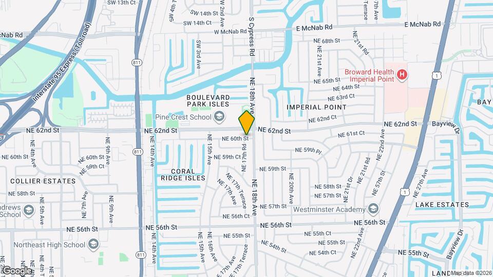 1711 NE 60th St Map and Location Details