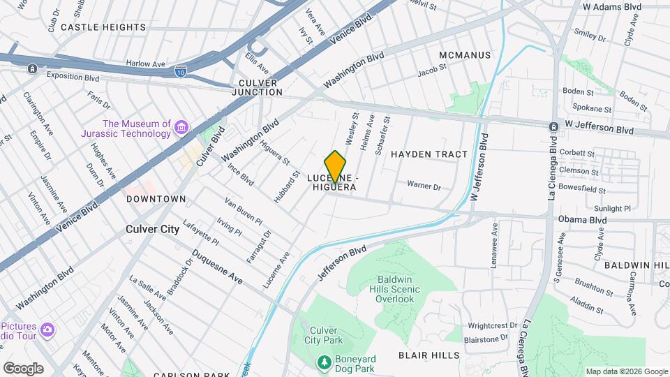 8665 Higuera St Map and Location Details