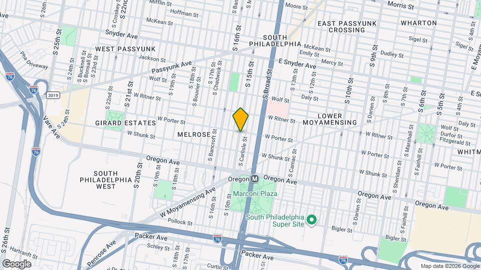1440 W Porter St Map and Location Details