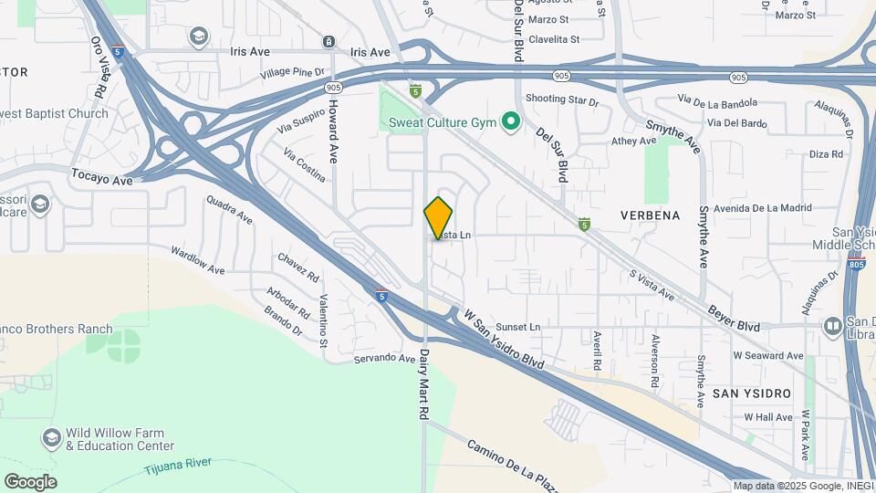 2007 Dairy Mart Rd Map and Location Details