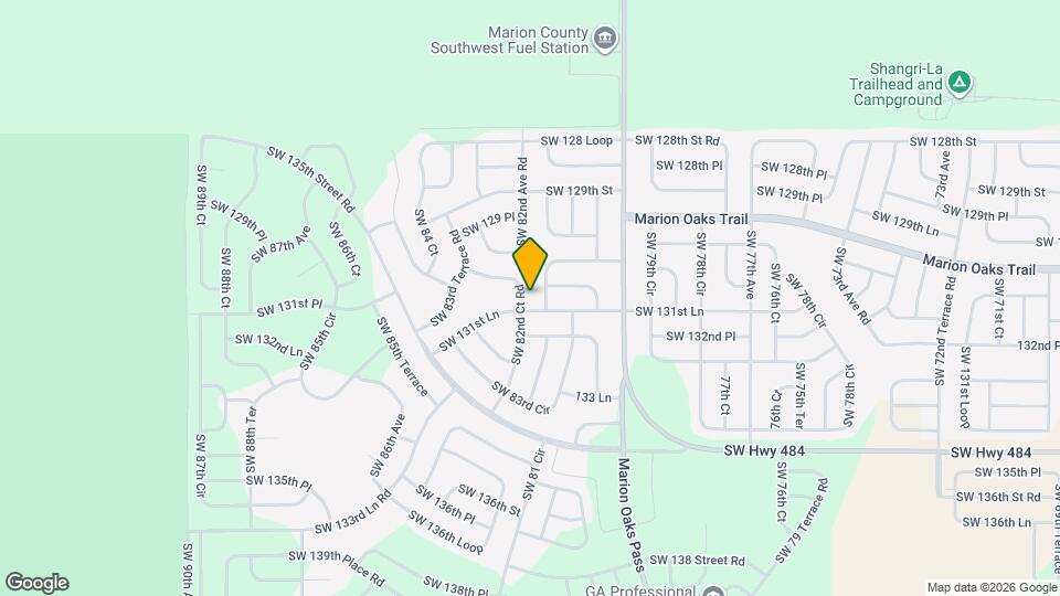 13157 SW 82nd Ct Rd Map and Location Details