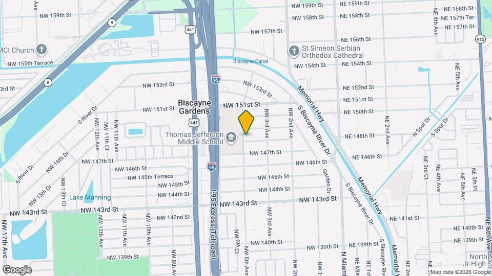 14801 NW 5th Ave Map and Location Details