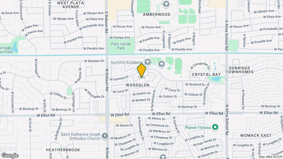 1605 W Straford Dr Map and Location Details