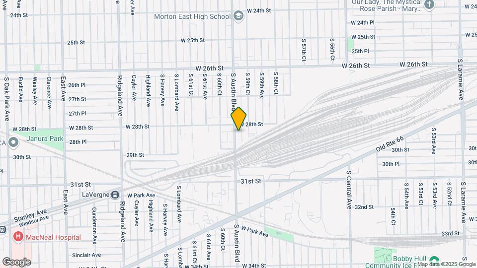 2815 S Austin Blvd Map and Location Details