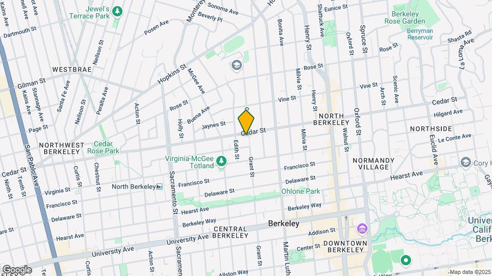 1604 Grant St Map and Location Details