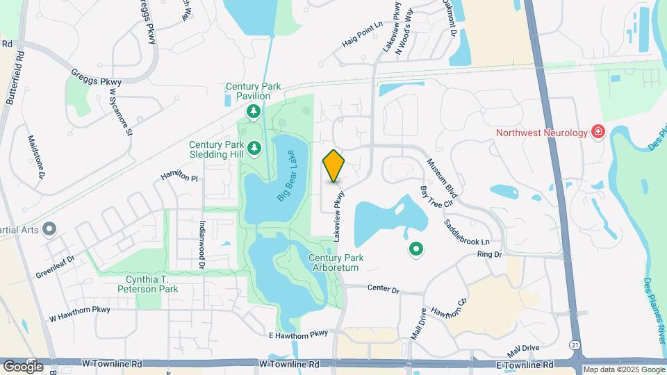 1266 N Regency Dr Map and Location Details