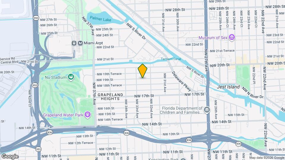 3280 NW 19th St, Unit C1 Mapa y Detalles de la Ubicación