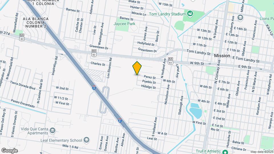 701 Pedro St, Unit Apt #1 Map and Location Details