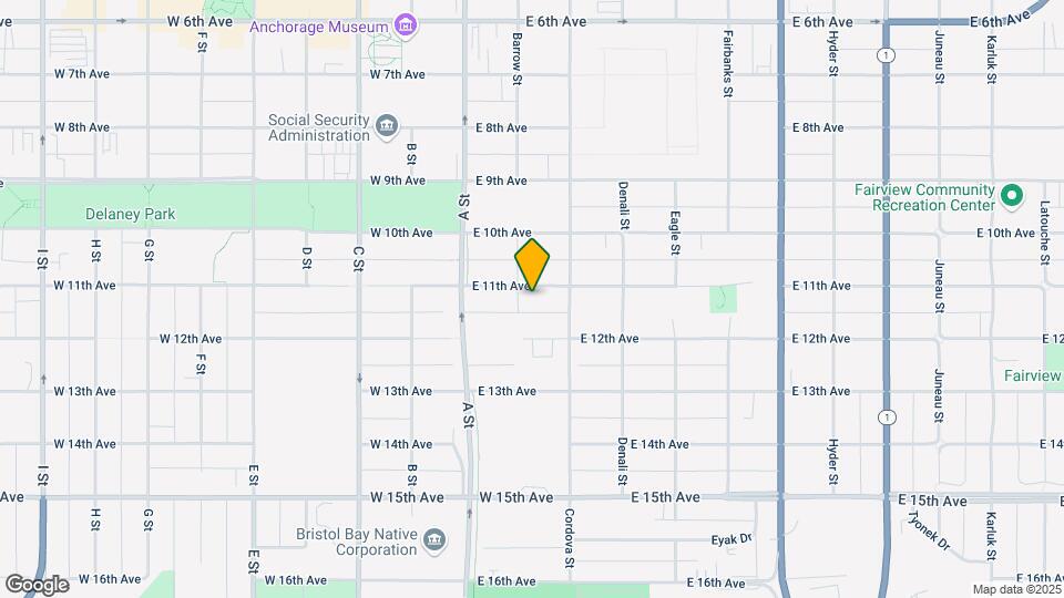 210 E 11th Ave Mapa y Detalles de la Ubicación