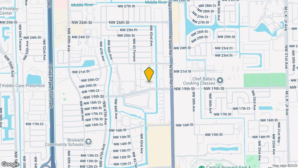 4231 NW 19th St, Unit 2 nd floor Map and Location Details