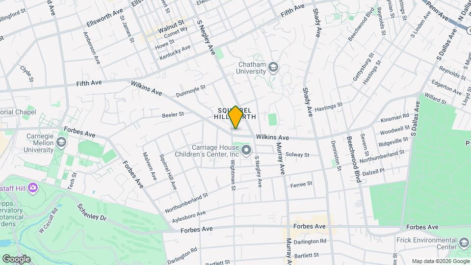 5607 Wilkins Ave, Unit 5607 Map and Location Details