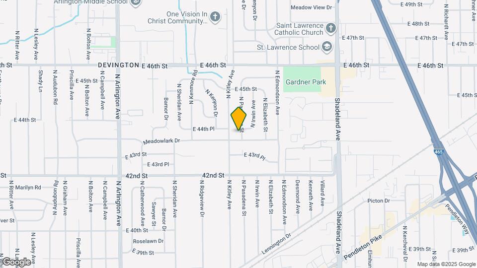 4320 N Pasadena St Map and Location Details