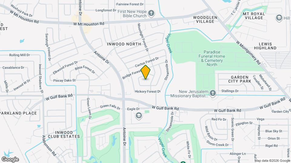 8103 Edgebrook Forest Ct Map and Location Details