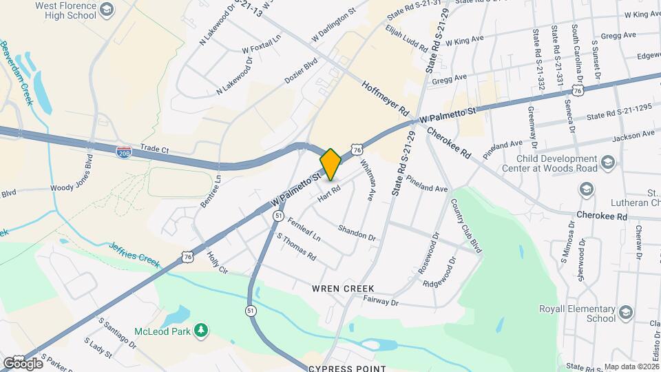 2111 Hart Rd Map and Location Details