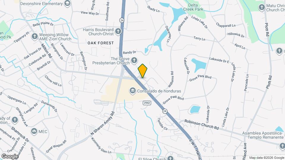 6164 Meadow Rose Ln Map and Location Details