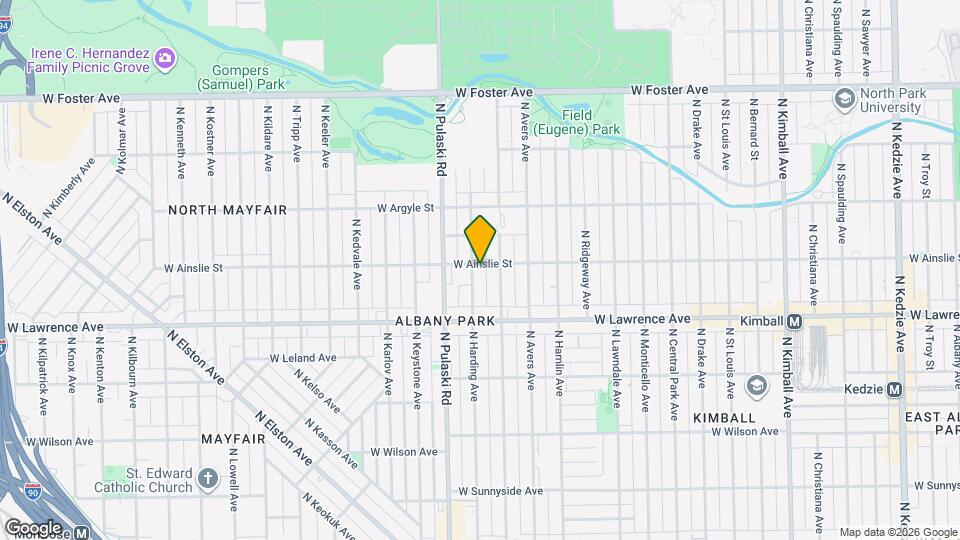 3925 W Ainslie St Map and Location Details