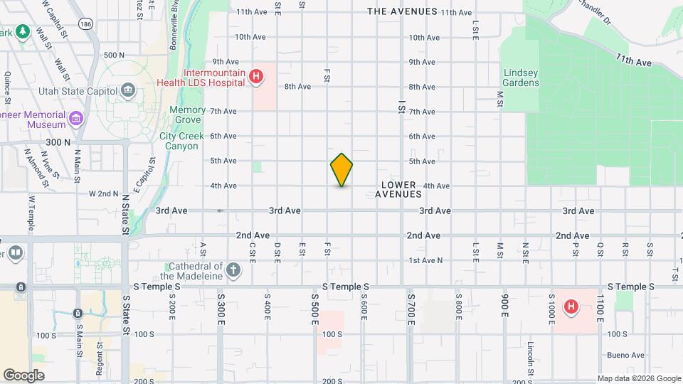474 E 4th Ave, Unit Unit 3 Map and Location Details
