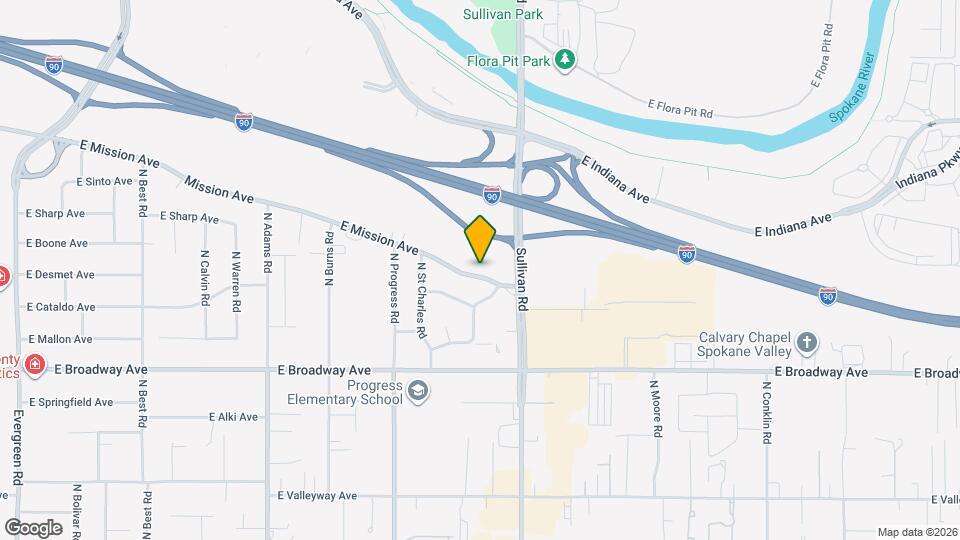 15315 E Mission Ave Map and Location Details