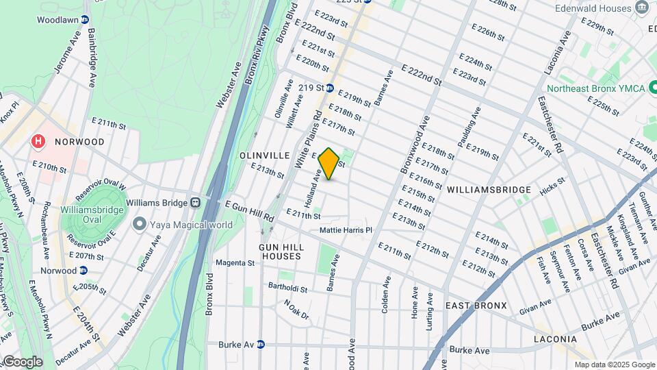 756 E 214th St Mapa y Detalles de la Ubicación