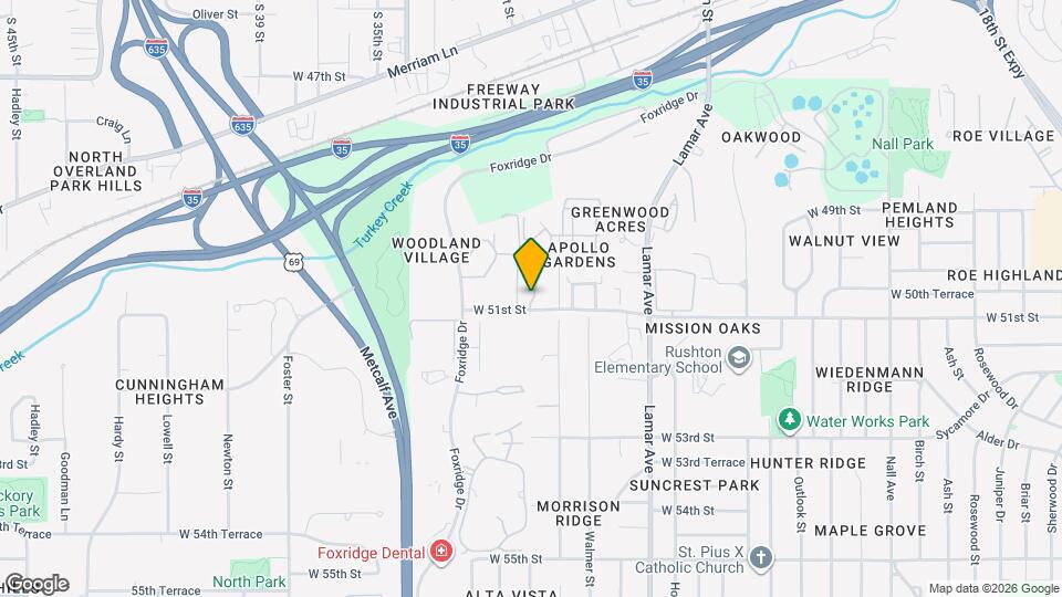Foxfire Apartments Map and Location Details