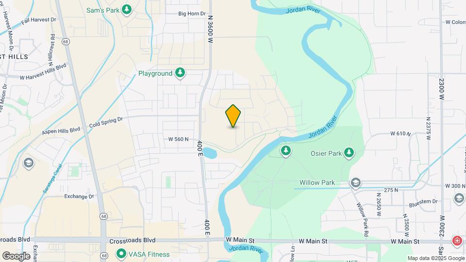 597 N Orchard Dr Map and Location Details