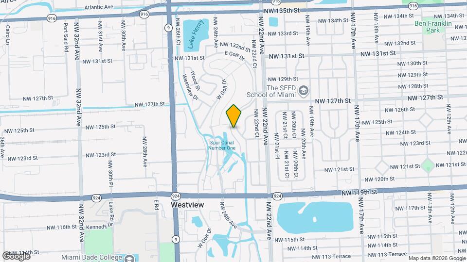12429 NW 23rd Ct Map and Location Details