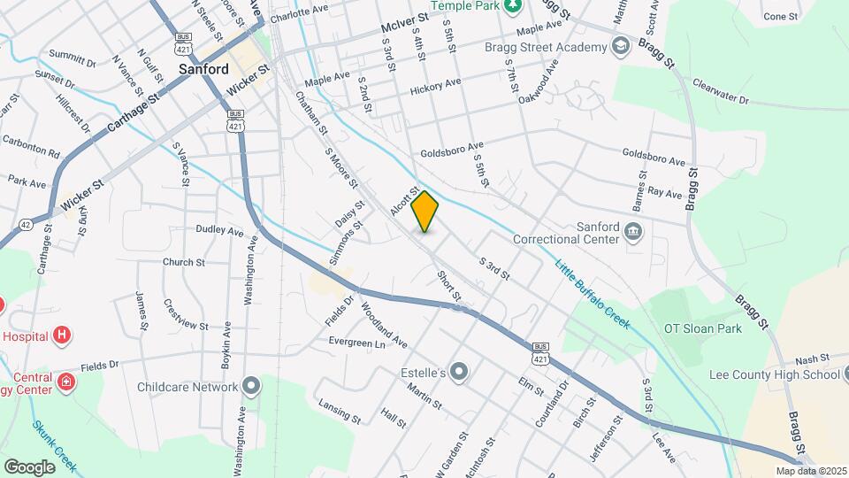 807 Chatham St Map and Location Details