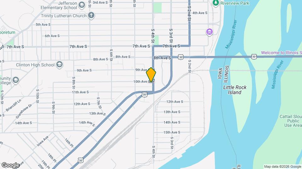 1004 S 4th St Map and Location Details