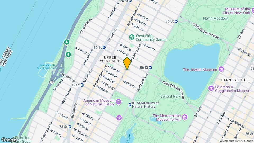 78 W 85th St Mapa y Detalles de la Ubicación
