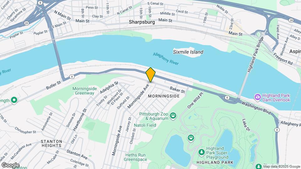 1866 Morningside Ave Map and Location Details