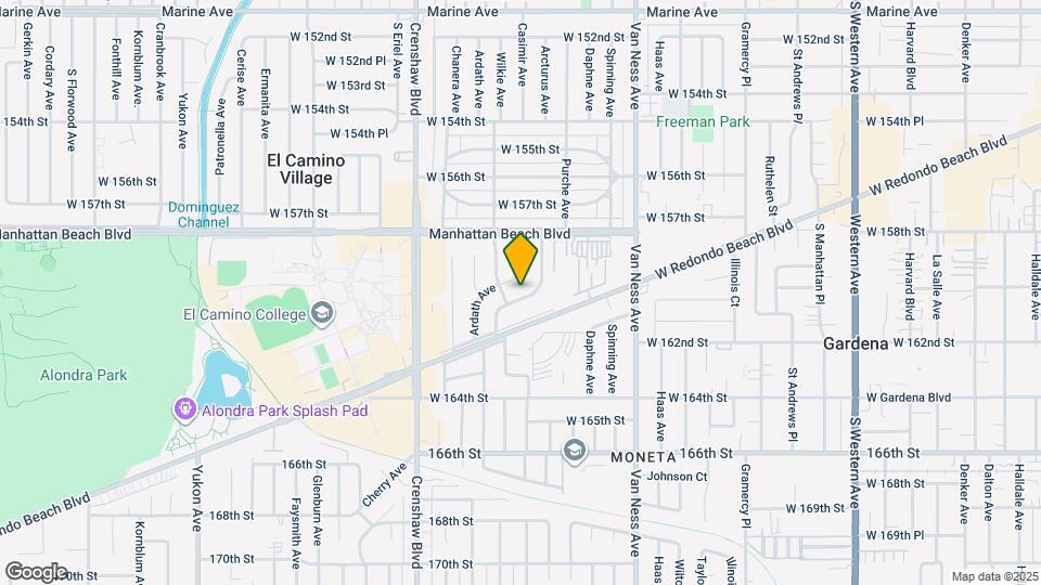 16015 Arcturus Ave Map and Location Details