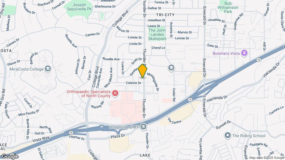 3127 Thunder Dr Map and Location Details