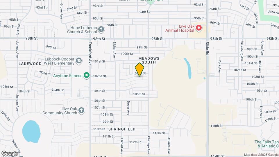 5512 103rd St Map and Location Details