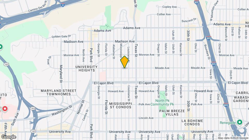 4387 1/2 Mississippi St Map and Location Details