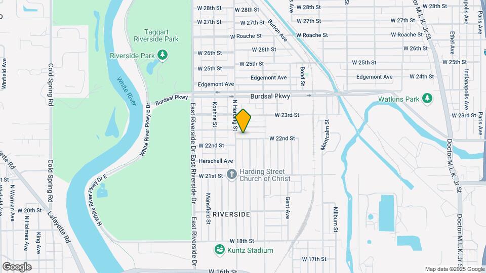 1364 W 22nd St Map and Location Details