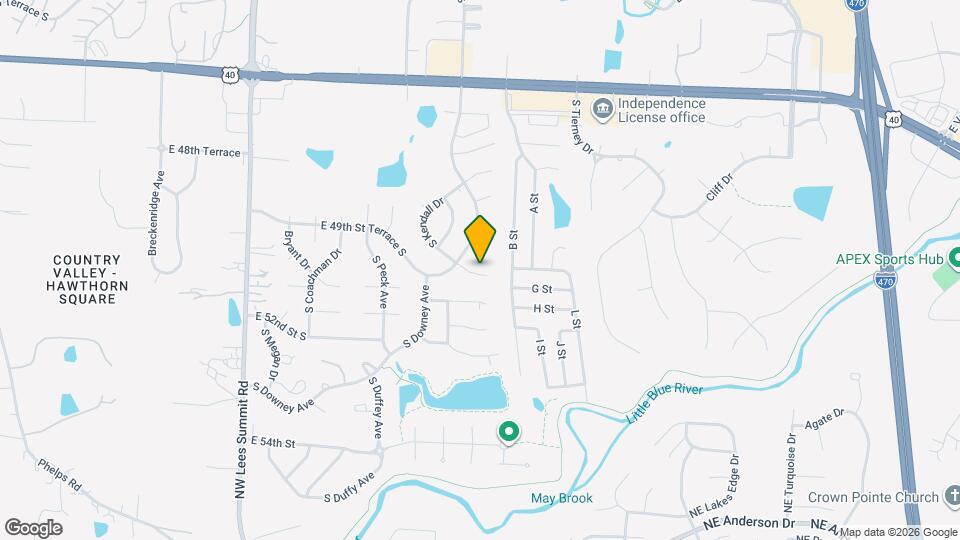 17312 E 50th Terrace Ct S Mapa y Detalles de la Ubicación