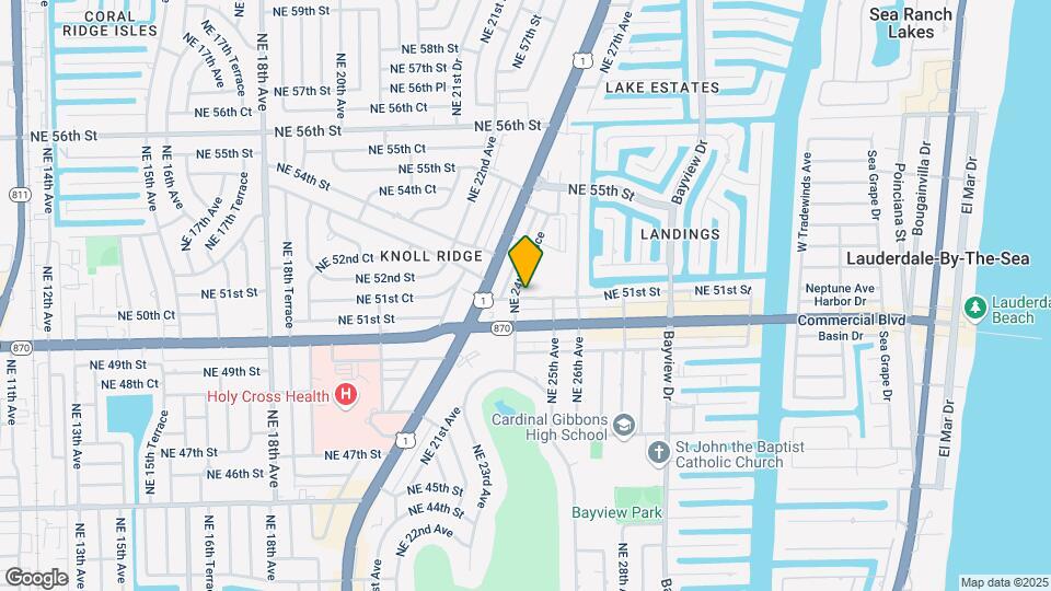 2455 NE 51st St Map and Location Details