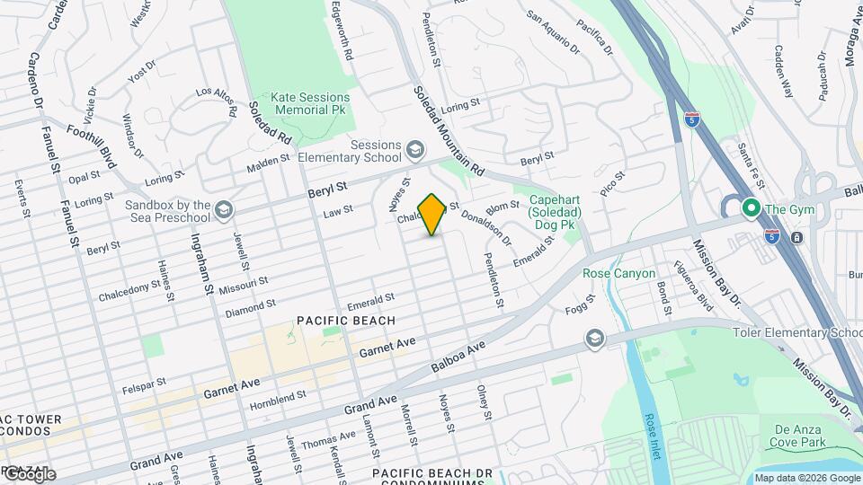 2163 Missouri St Map and Location Details