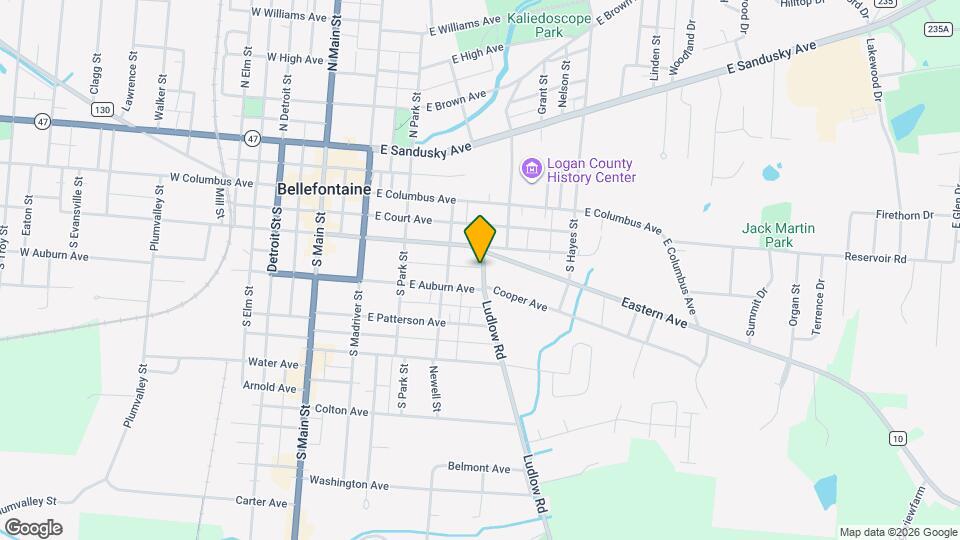 216 Ludlow Rd Map and Location Details