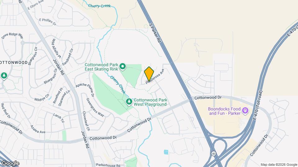 17600 Ponderosa Ave Mapa y Detalles de la Ubicación