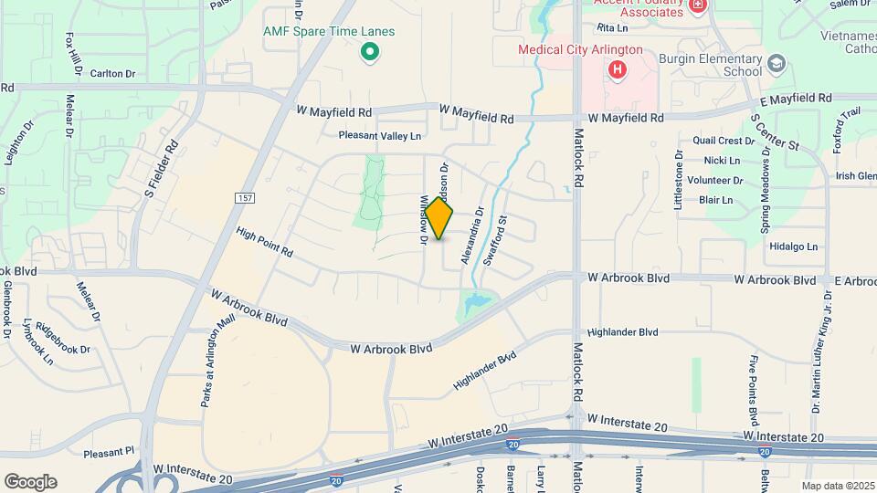 3608 Riverhead Dr Map and Location Details