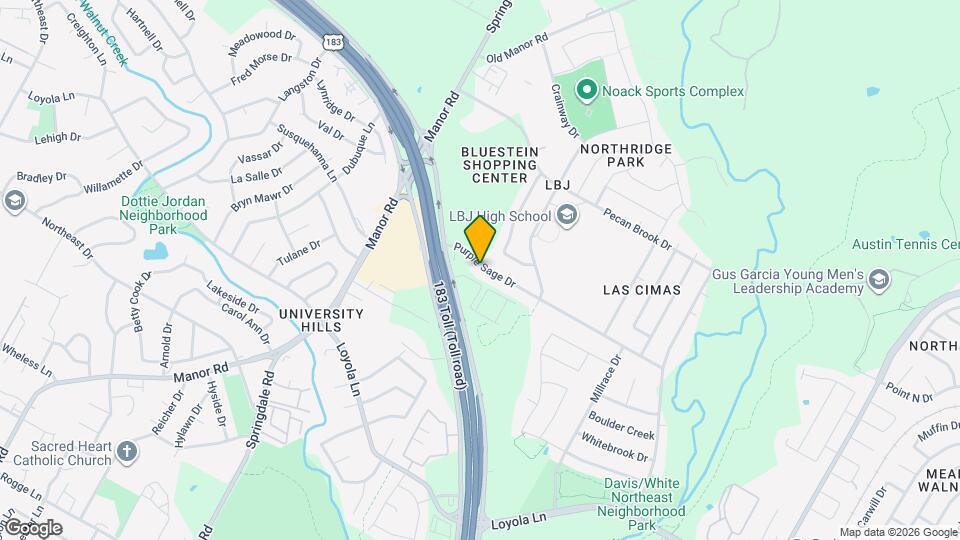 5103 Purple Sage Dr Map and Location Details