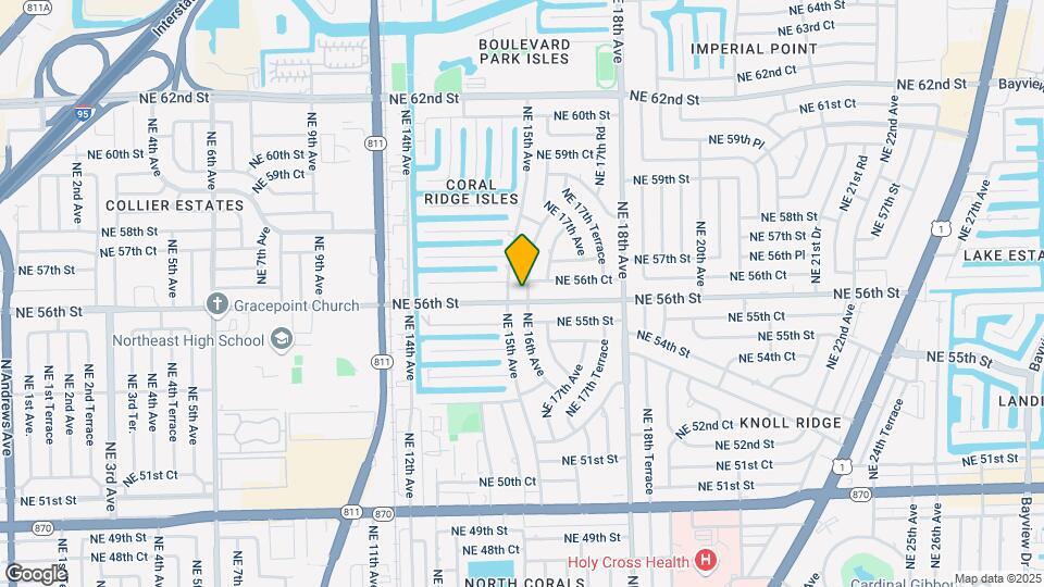 5601 NW 16th Ave Map and Location Details