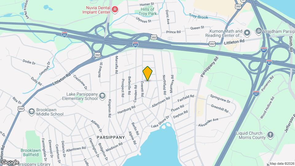 50 Auburn Rd Mapa y Detalles de la Ubicación