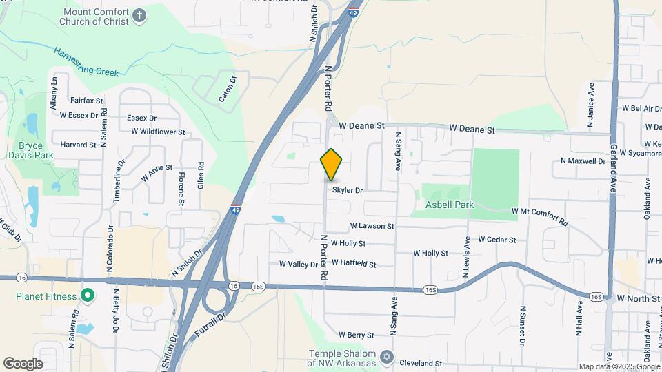 1560 N Porter Rd Map and Location Details