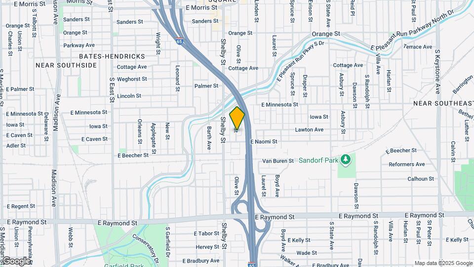 1827 Olive St Map and Location Details