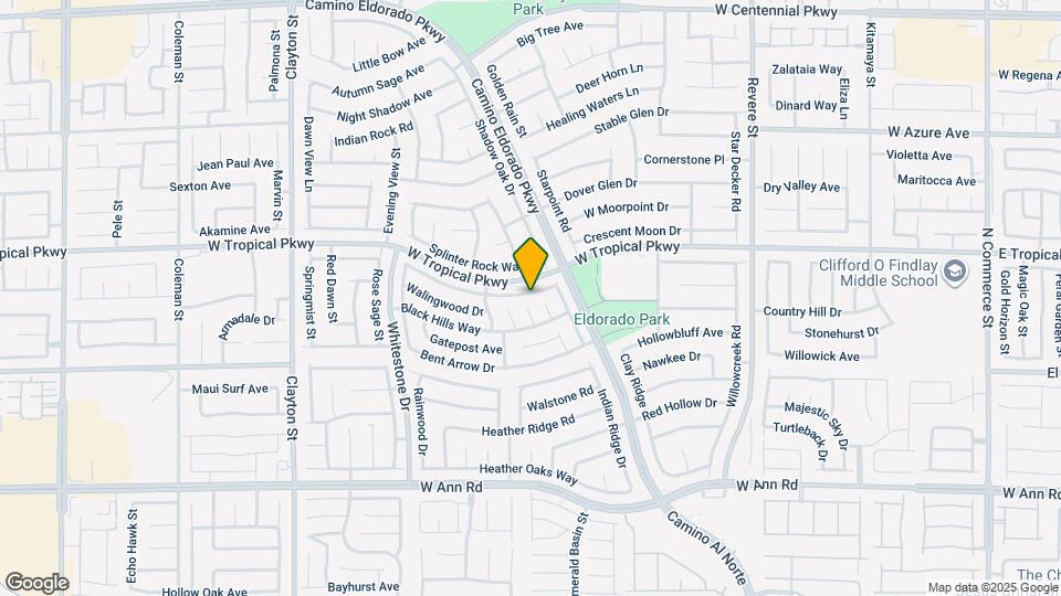 1423 Desert Ridge Ave Map and Location Details