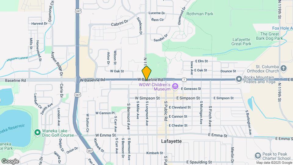 208 W Baseline Rd Map and Location Details